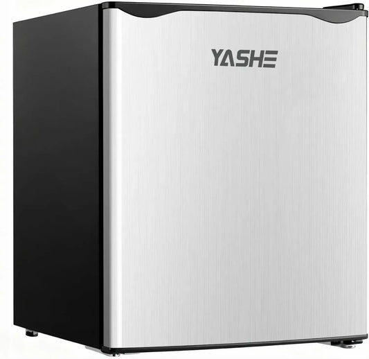 Réfrigérateur Mini 52L YASHE avec Congélateur, Silencieux et Économique, Porte Réversible, Thermostat Ajustable, Compact pour Chambre, Bureau, Cuisine